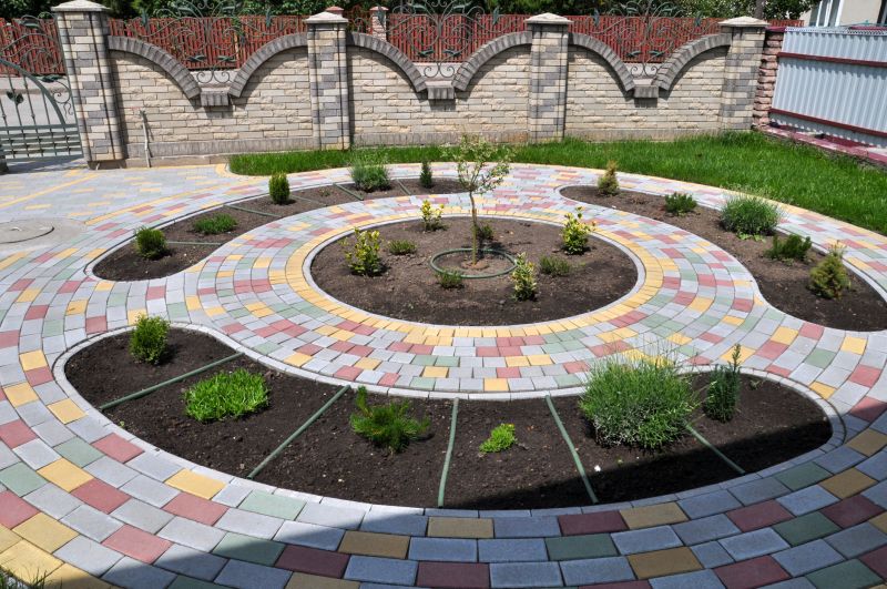 Colorful Paver Arrangements