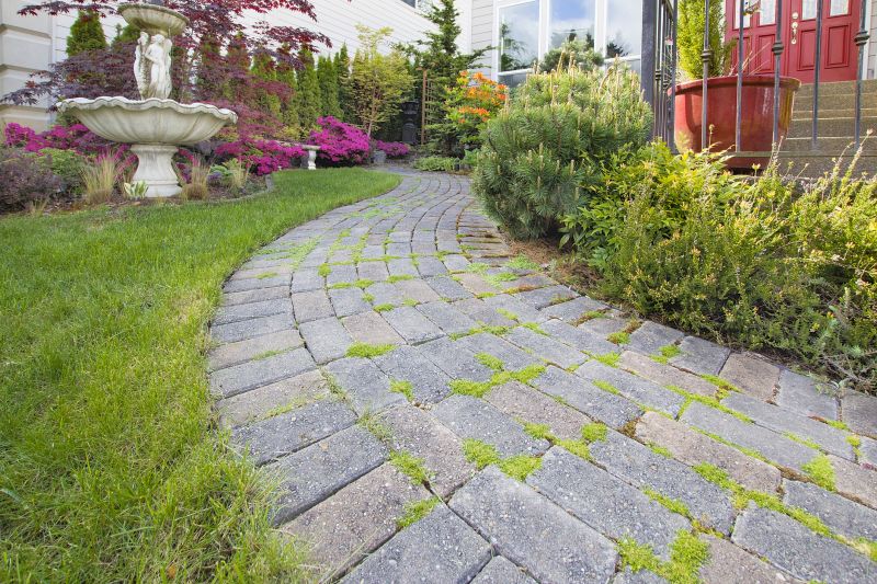 Landscaped Paver Pathway